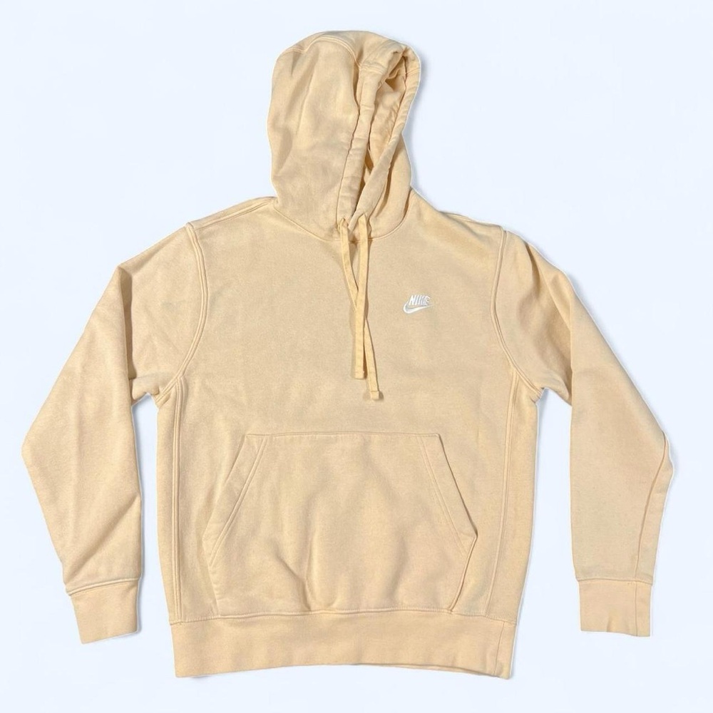 Peach Nike Embroidered Hoodie Sweatshirt